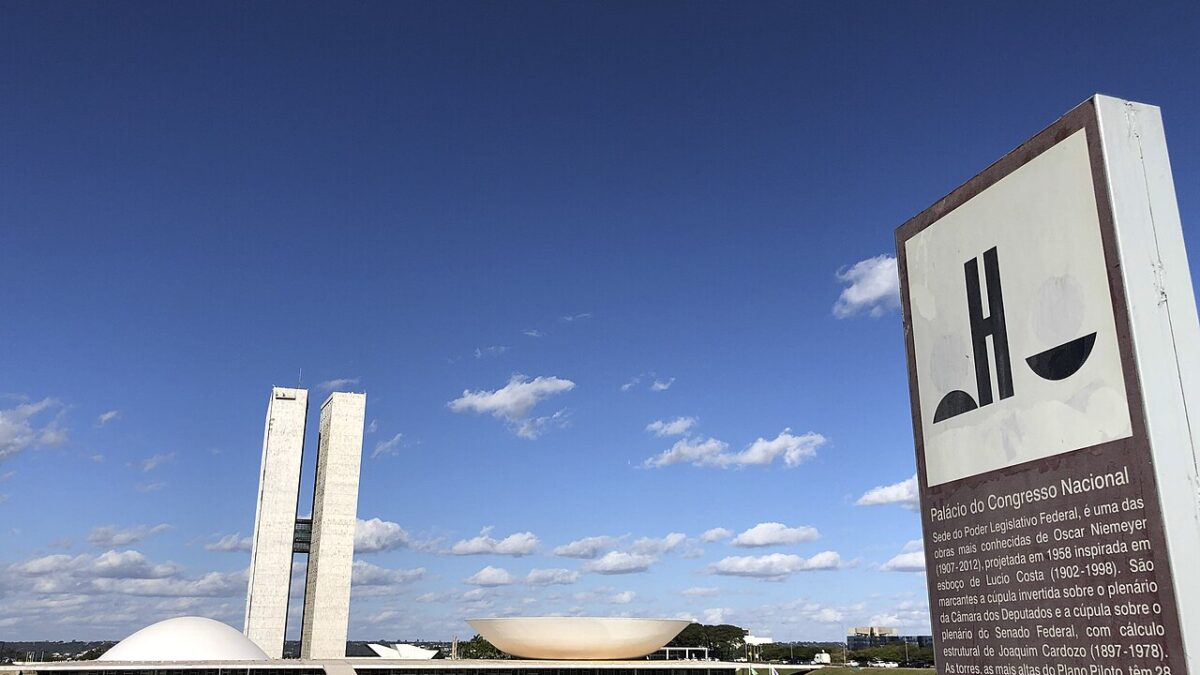 Fachada do Congresso Nacional em Brasília.