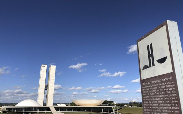Fachada do Congresso Nacional em Brasília.