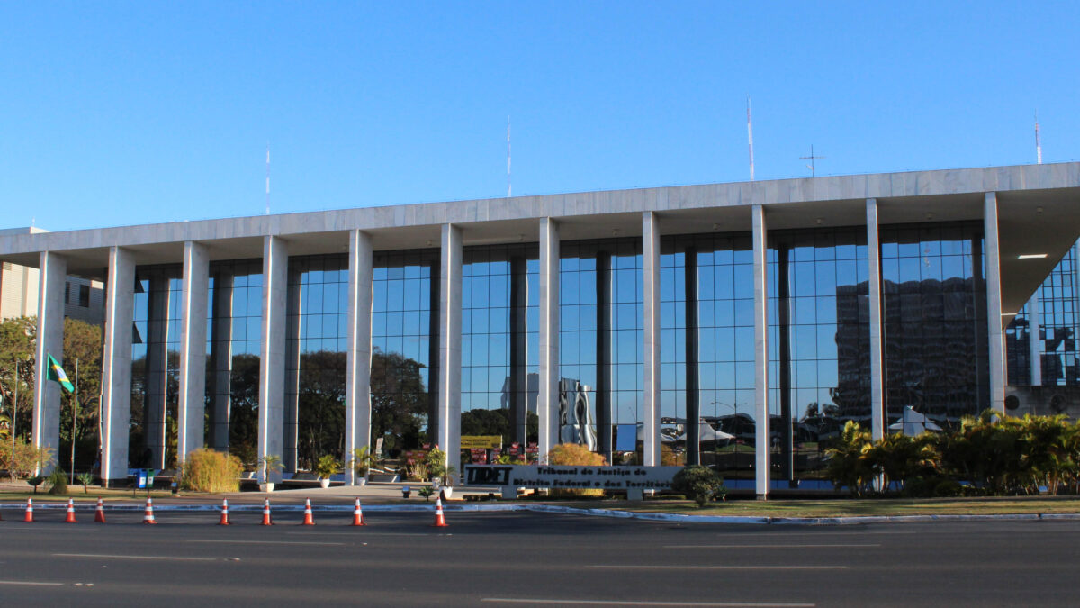 Fachada do TJDFT em Brasília