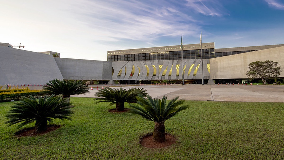 Fachada do Superior Tribunal de Justiça em Brasília.